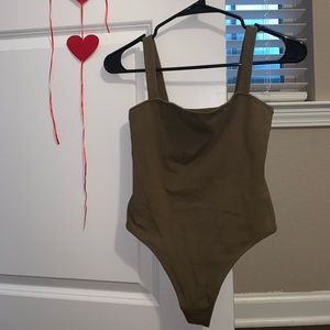 Olive Green Bodysuit